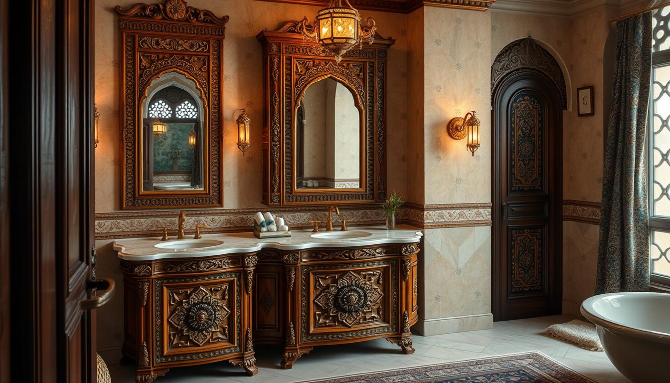 Ottoman-Inspired Bathroom Vanities