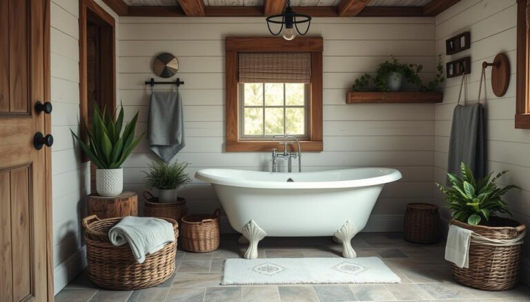 farmhouse bathroom decor