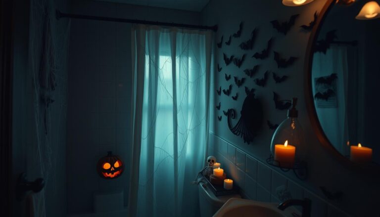 halloween bathroom decor