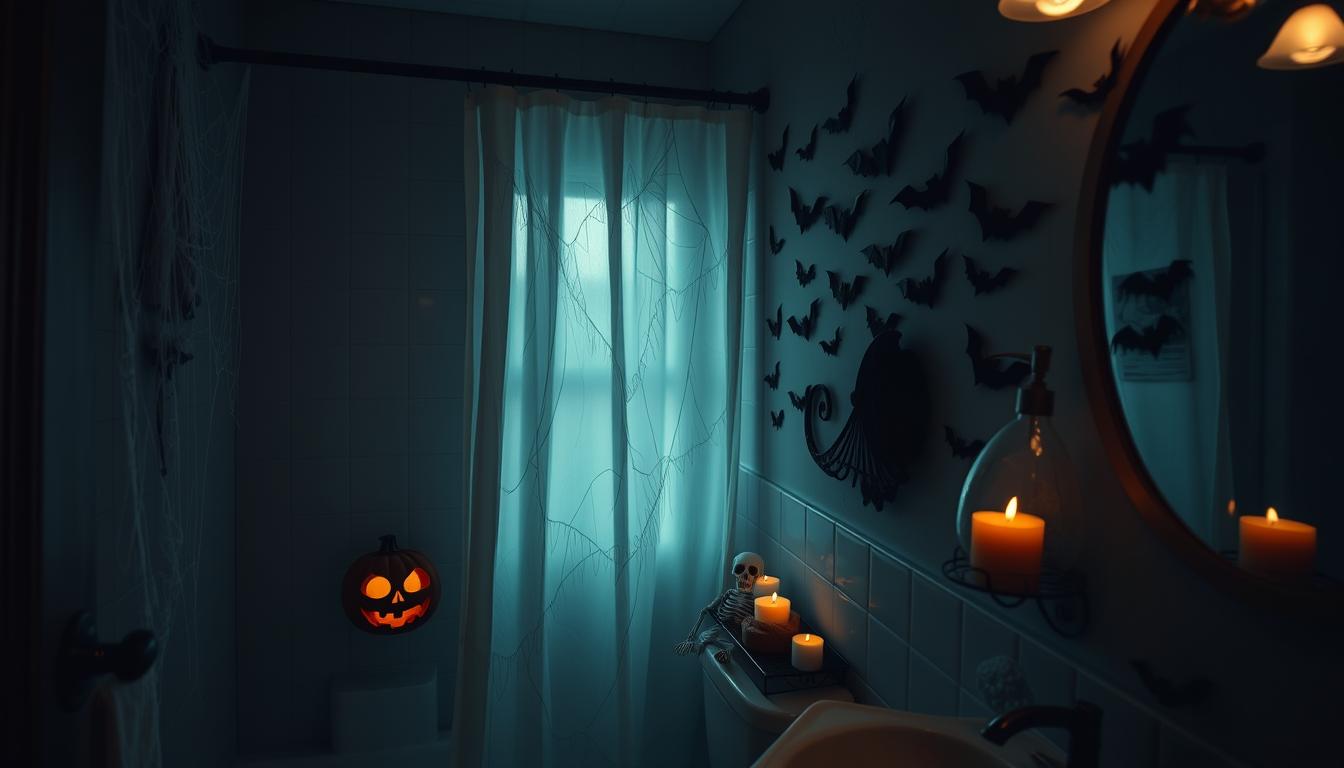 halloween bathroom decor