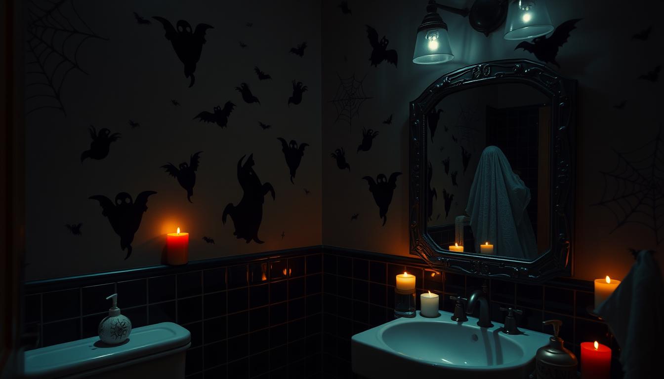haunted bathroom decorations