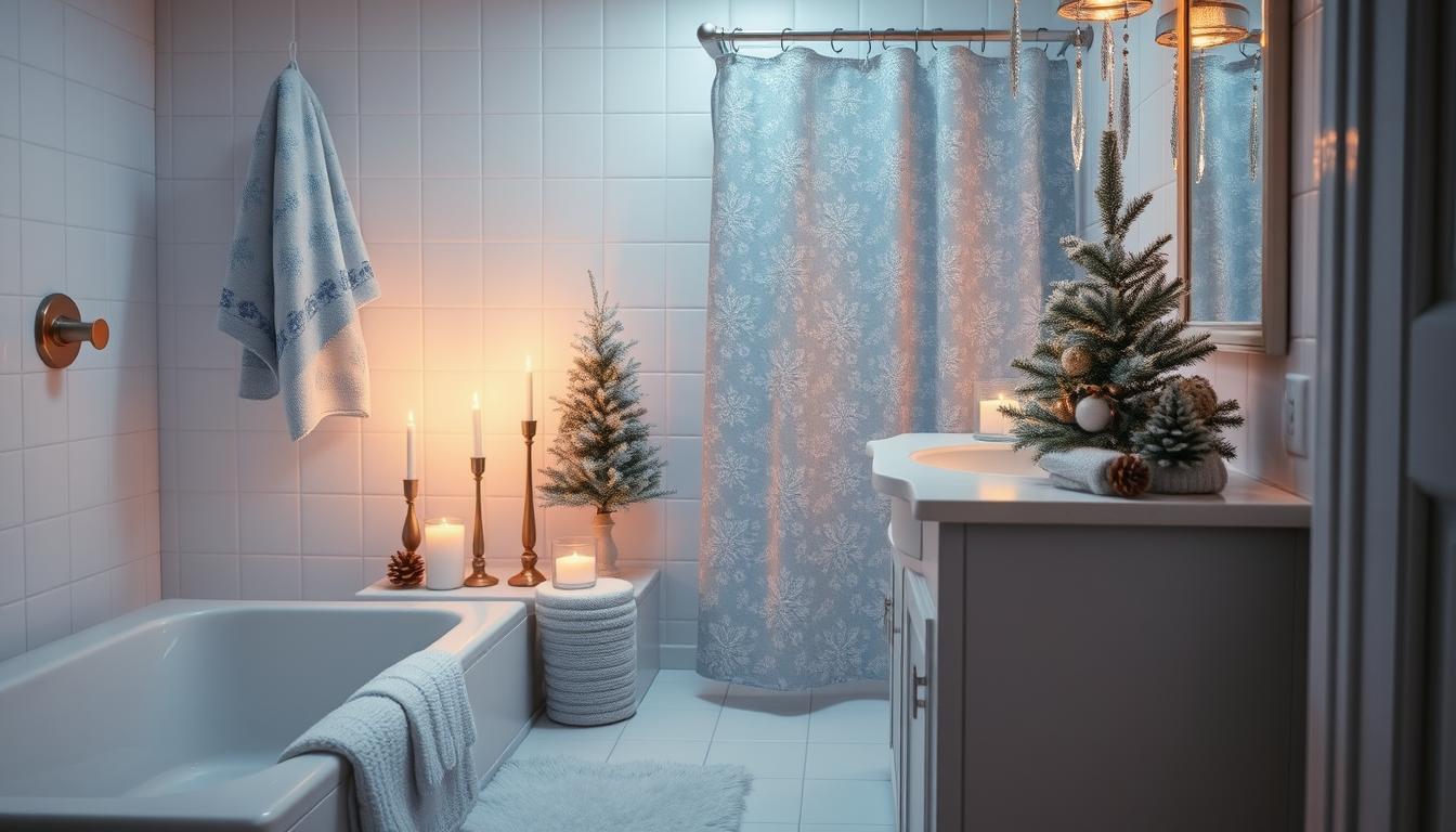 winter bathroom themes