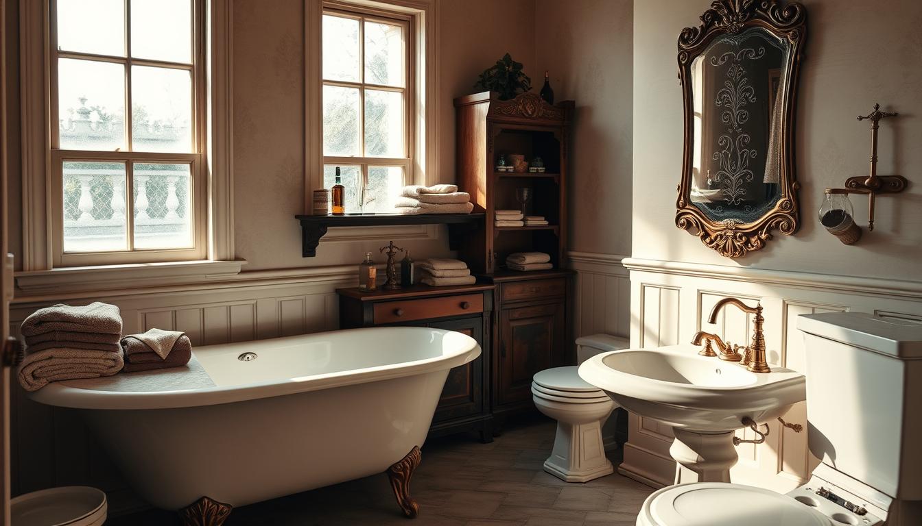 antique bathroom decor