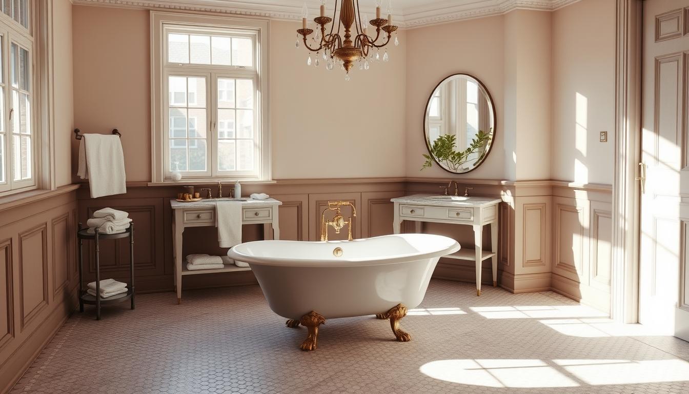classic master bath design