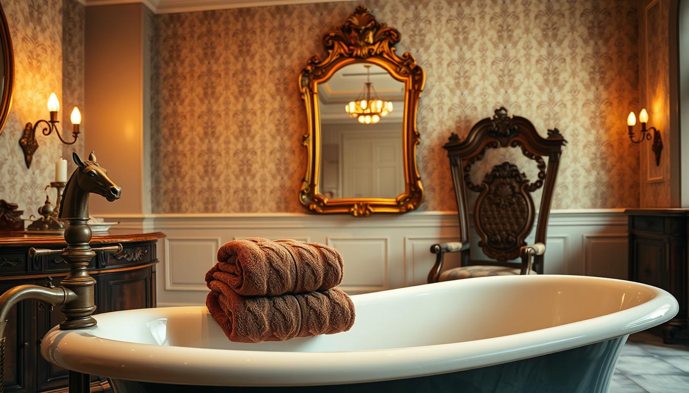 cohesive horse-inspired bathroom decor