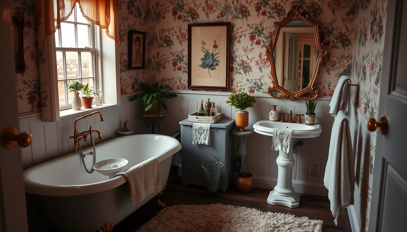 vintage bathroom accessories