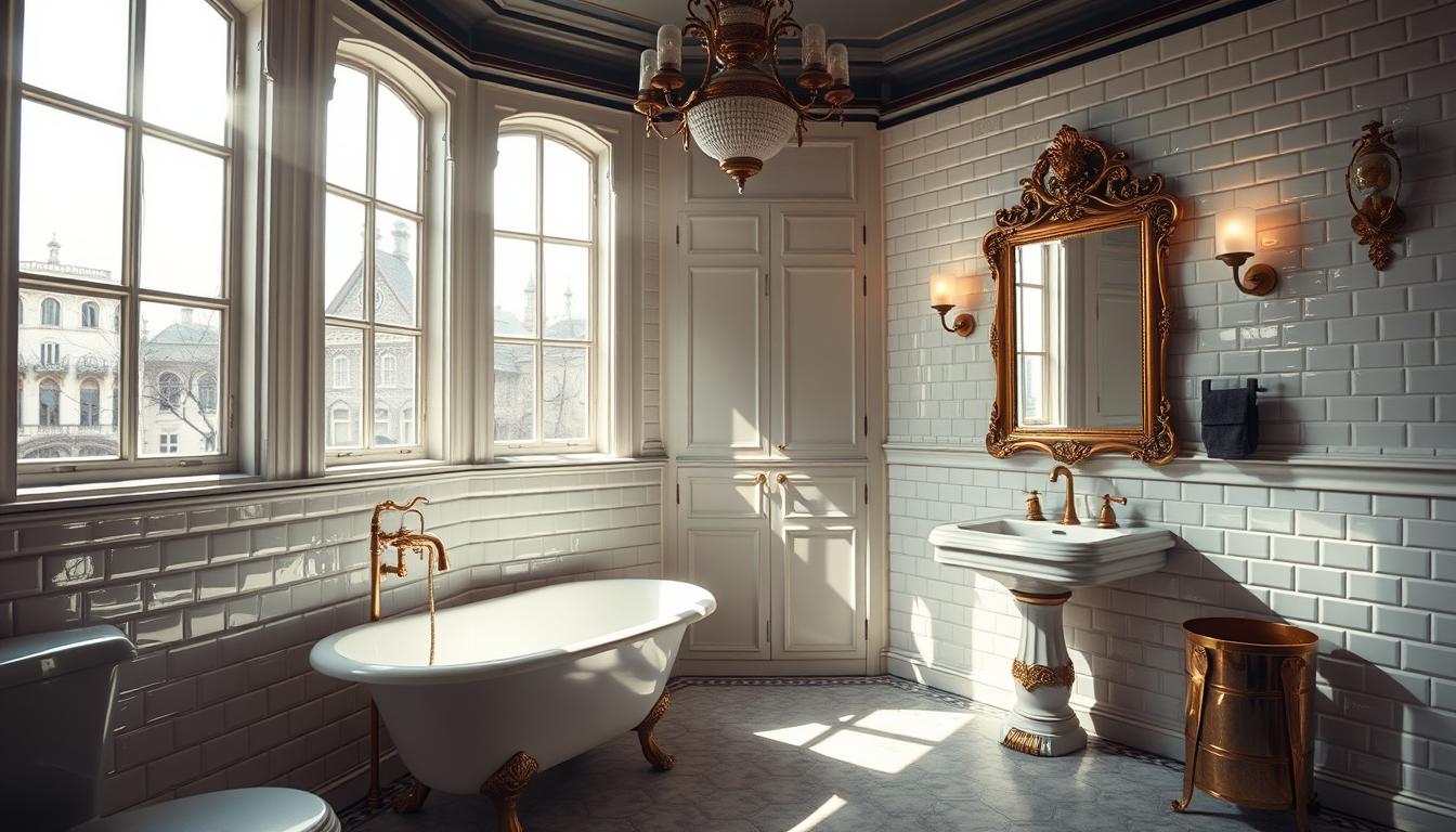 vintage style bathroom accessories